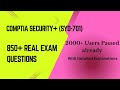 Updated CompTIA Security+ (SY0-701) Questions 2026: Syllabus Aligned