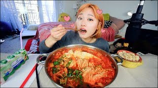 Best Pork Kimchi Stew I ever made..... Mukbang | KEEMI★