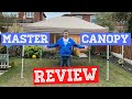 MasterCanopy Pop up Gazebo Review - My Thoughts After 12 Months Plus How To Put Up With One Person