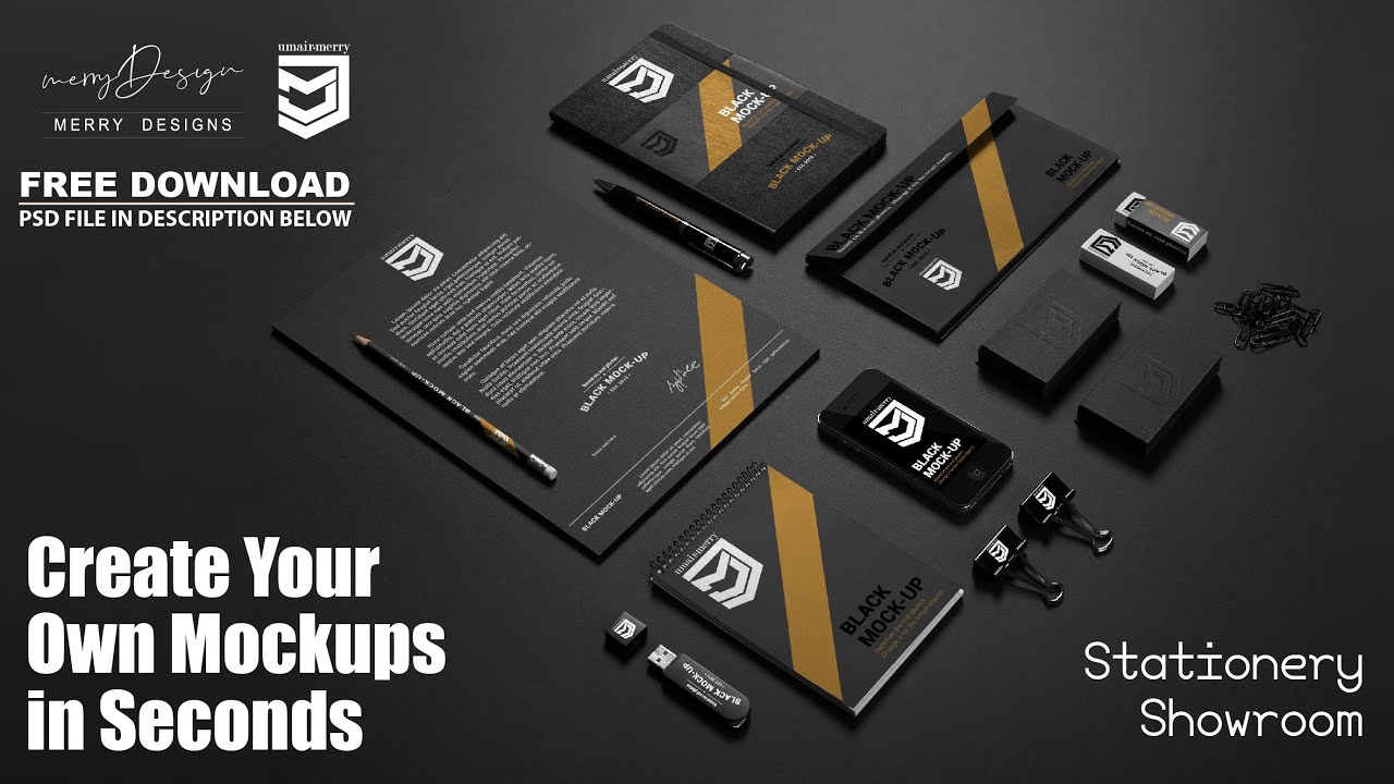 Download Business Stationery Mock Up Create Your Own Mockups In Seconds Mockup Generator Adobe Photoshop Youtube