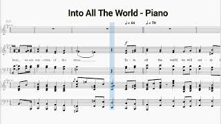 Into All The World - Piano Accompaniment