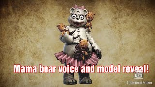 MAMA BEAR VOICE AND FULL MODEL REVEAL! Dark deception chapter 4