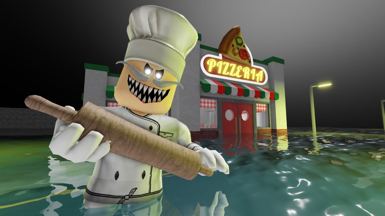 UNDERWATER PAPA'S PIZZERIA! (OBBY) ROBLOX
