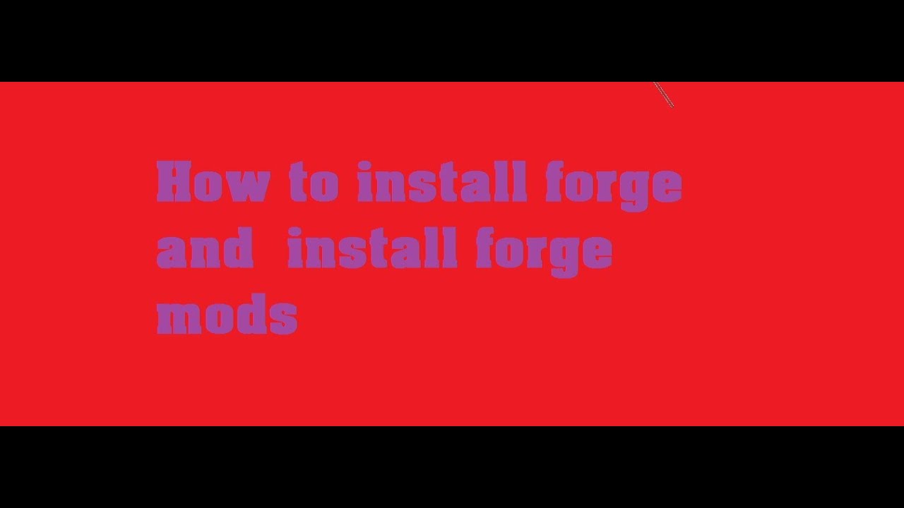 How to install forge 1 7 10 and install mods with forge - YouTube