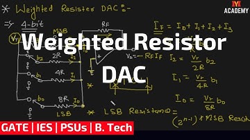 Weighted Resister DAC | RRB JE 2019 | Electronics Engg | Digital Electronics