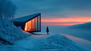 Winter Light Over Silent Hills Deep Chill For Still Evenings