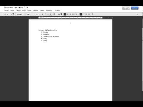 Video: Jak Jsou Formátovány Seznamy S Odrážkami