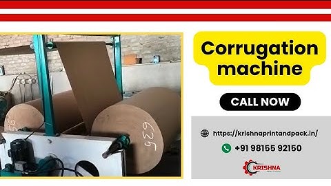 High-Performance Corrugation Machine | Corrugated Sheet Plant for Packaging Units