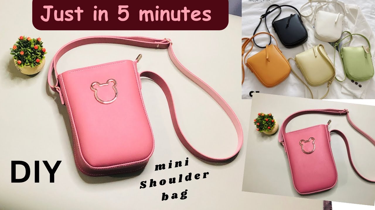 DIY Mini shoulders bag | just in 5 minutes | MJ easy craft