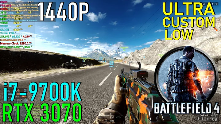 Battlefield 4 RTX 3070 & 9700K - Max Settings 1440P