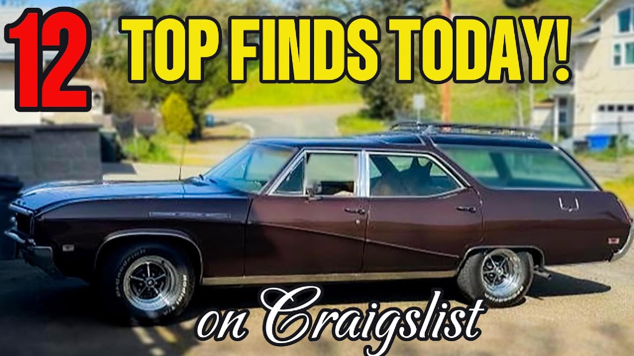 12 Incredible Classic Car Finds Hiding on Craigslist Today YouTube