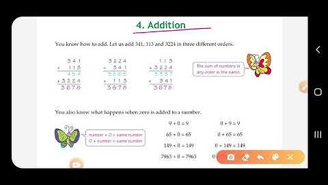 Junior maths class 4 chapter 4 learn rules of addition)