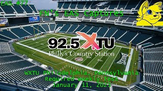 Random Weekly Test on WXTU Philadelphia, Pennsylvania (92.5 XTU) (1/11/23) (EAS #77)