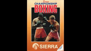 Commodore 64 Disk Loader Sierra On line Championship Boxing 1985