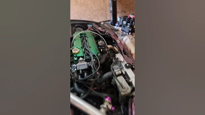 shes running #turbocivic #egcoupe #turbohonda #ej1 #civic #boosted