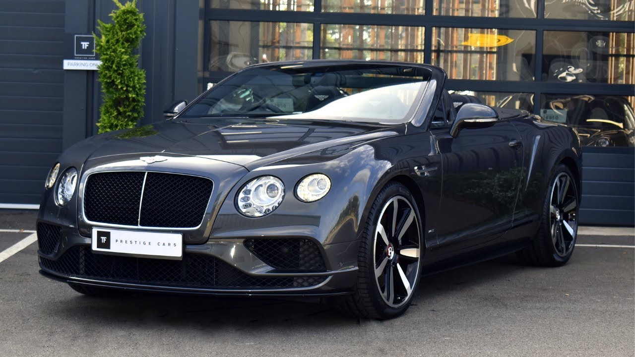 BENTLEY GTC V8 'S' MULLINER FINISHED IN ANTHRACITE - YouTube