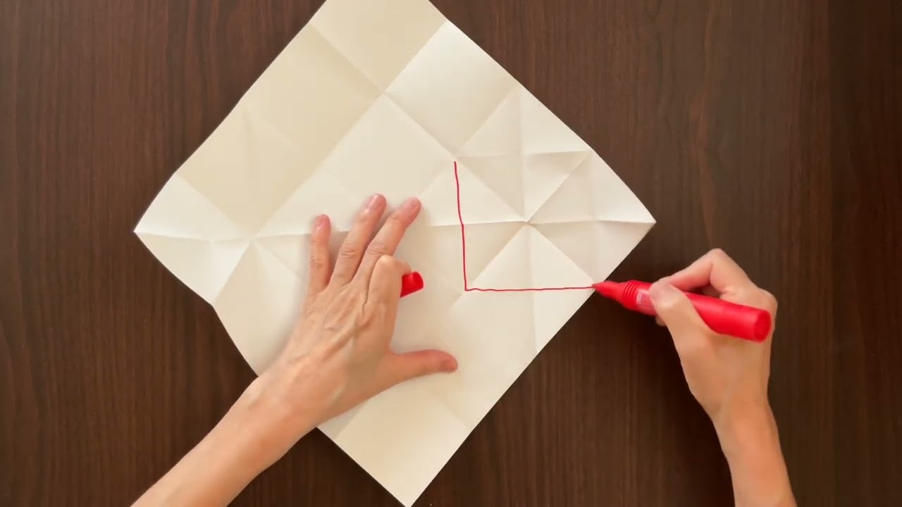 北斎折り紙の折り方(How to Fold HOKUSAI Origami)