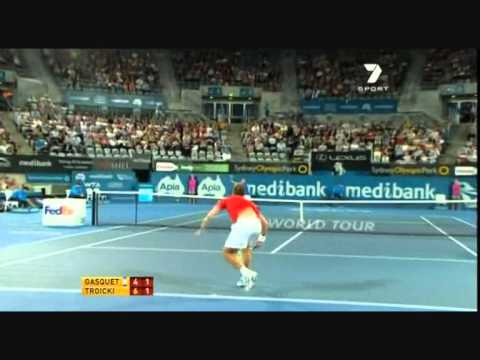 Viktor Troicki vs. Richard Gasquet in Sydney