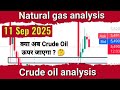 Crude Oil analysis for 11 Sep 2025 | Natural Gas analysis | MCX  #crudeoilnews