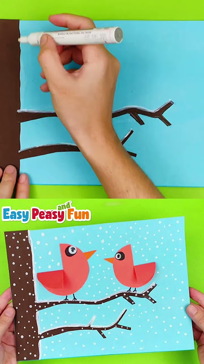 Construction Paper Chick Craft - Easy Peasy and Fun