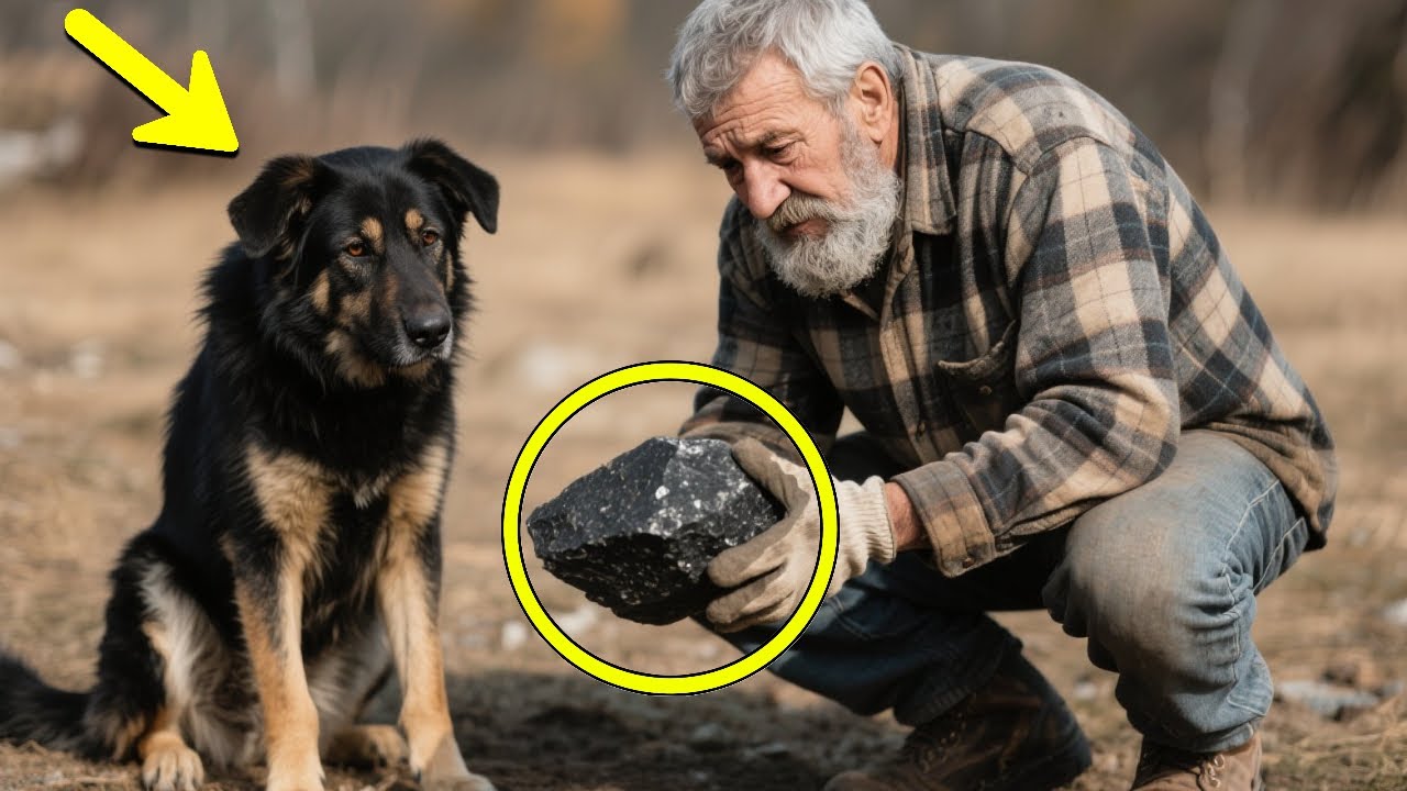 Pas mu je donosio crno kamenje – kad je shvatio vrijednost, pozvao je policiju