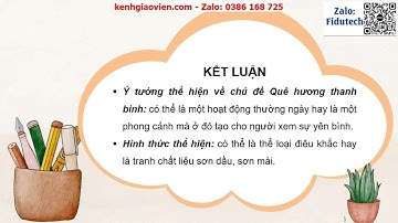 Giáo án Chủ đề 8: Quê hương thanh bình | GA điện tử Mỹ thuật 4 KNTT