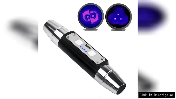 Longwave & Shortwave UV Flashlight Lamps 254nm 365nm 395nm Minerals Phosphor Detector UVA UVC Blackl
