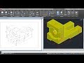 AutoCAD 2015 3D Mechanical Modeling Tutorial | AutoCAD 3D Practice Drawing