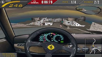 Need For Speed II SE - Ferrari F50, Knockout, Mediterraneo