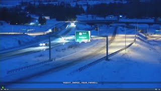 Blowing, drifting snow impacting morning commute in Spokane, Inland Northwest