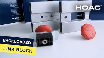 HOAC  Backloaded Link Block for removable frames - modern stage technology
