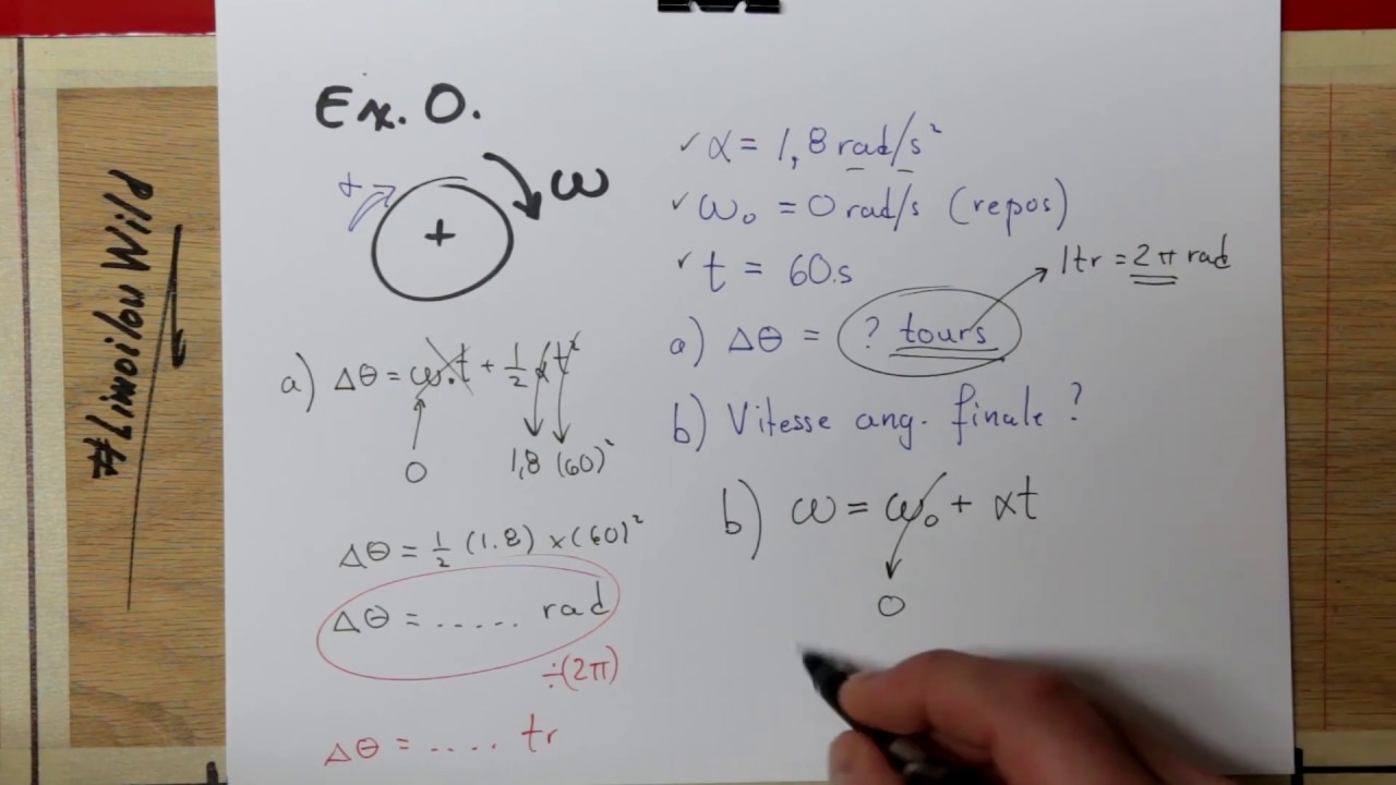 Cinématique de rotation