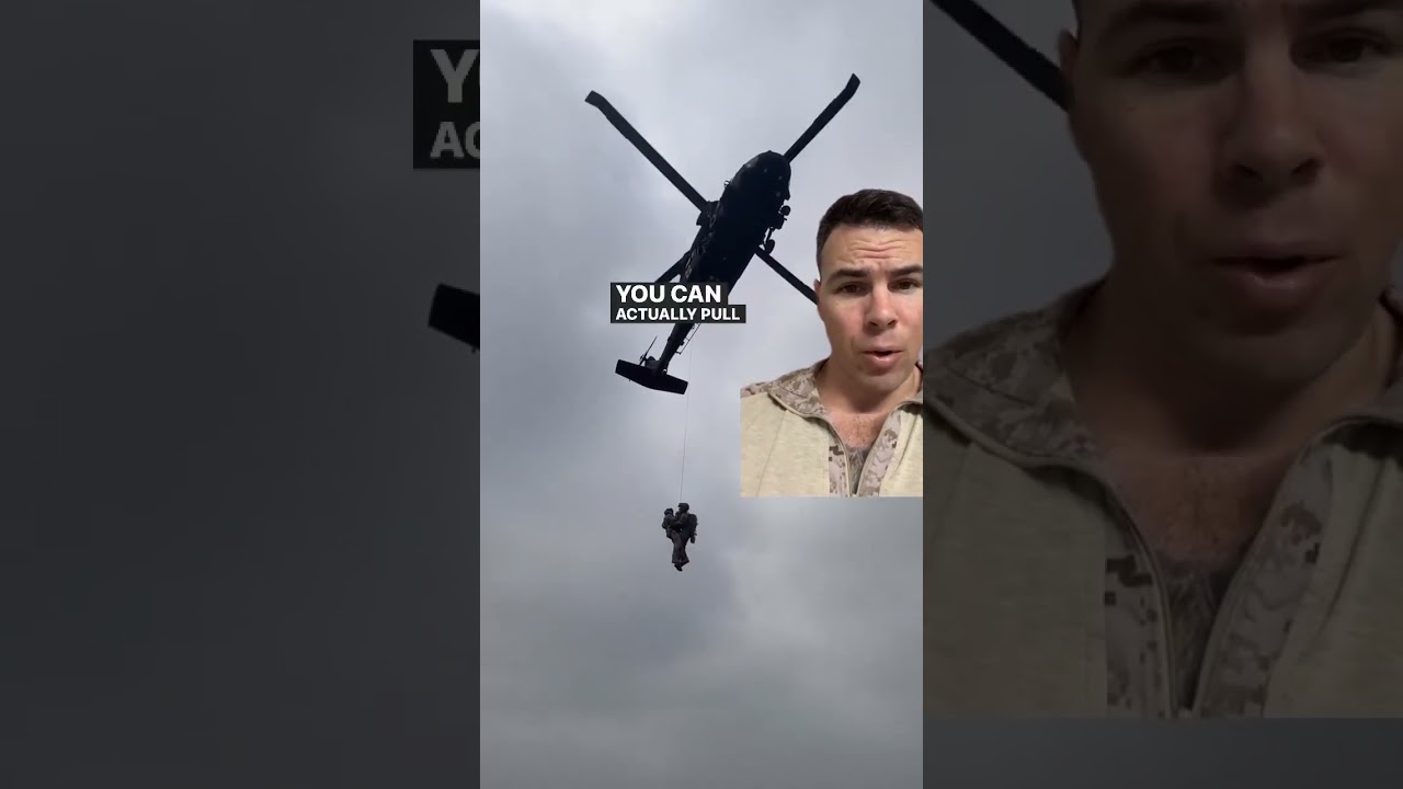 Hoist training. Video Via: heather_brent on IG 