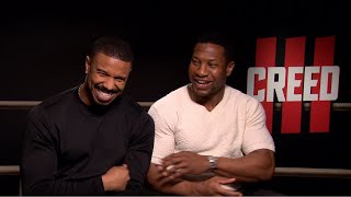 'Creed III' Press Junket | Michael B. Jordan & Jonathan Majors interview