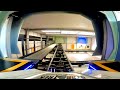 Star trek roller coaster operation enterprise front row pov  movie park