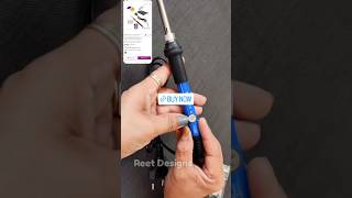 How to use a soldering Irons on fabric ✨ easy tutorial ✂️🪡#new #viral #dress #soldering_iron