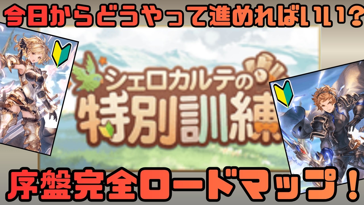 【グラブル】今から始める人へ！最速で脱・初心者を果たす「特別訓練」完全攻略ガイド【夏キャン＆復帰勢向け】