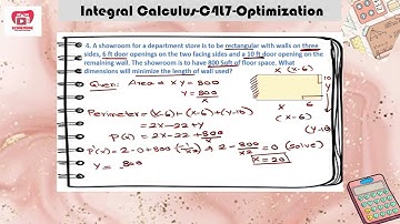 Grade 12-Solve mathematical and real life optimization problems #optimization #math #eot