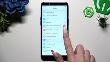 OPPO A83 - How to Change Font Size? | Display Settings