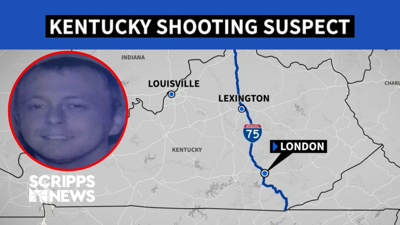 Manhunt underway in search for Kentucky highway shooting suspect - YouTube