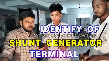How To Identify D.C Generator Terminal | Series Test Lamp Method | Ashutosh