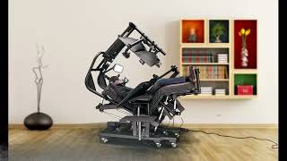 Zero Gravity Workstation 7b-Max with High Intensity Task Light