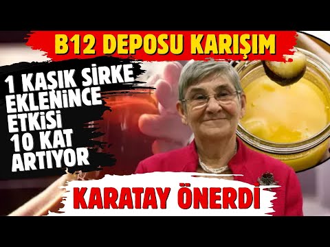 B12 Deposu Karışım: 1 kaşık sirke eklenince etkisi 10 kat artıyor