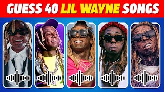 Guess 40 Lil Wayne songs including Tha Carter VI | Guess the song quiz | Lil wayne Quiz 2025