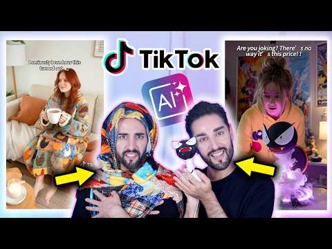 Buying OBVIOUSLY SCAM AI PRODUCTS From TikTok Shop! 💜🖤 The Welsh Twins