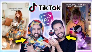 Buying OBVIOUSLY SCAM AI PRODUCTS From TikTok Shop! 💜🖤 The Welsh Twins