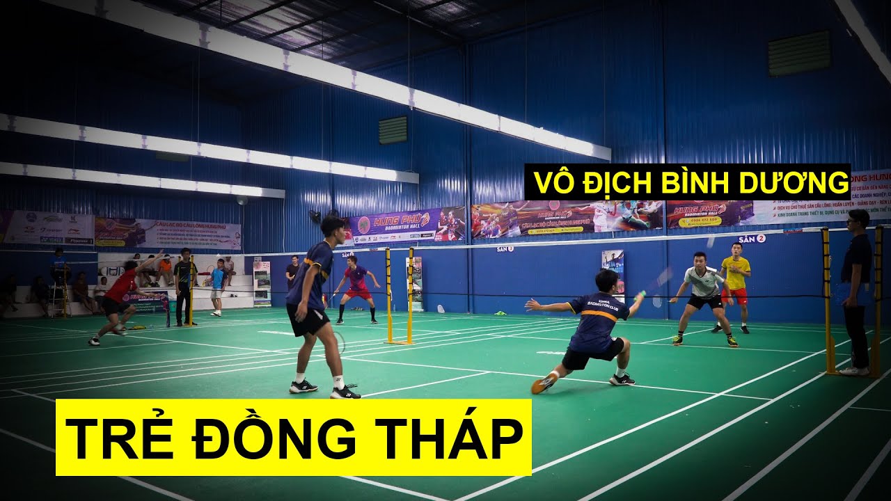 Đẳng cấp Cầu Lông Đôi Nam Đồng Tháp tại giải TPHCM | Bình/ Đạt vs Hoàng/ Nhân