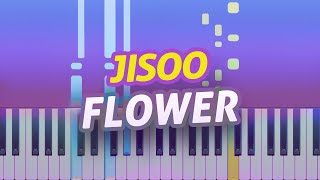Jisoo   flower  Piano Instrumental Tutorial By Piano Fun Play