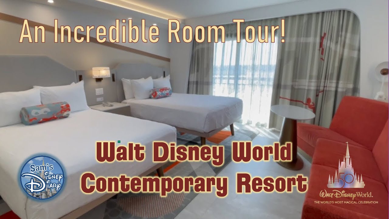 Walt Disney World Resort | Disney Contemporary Resort | Room Tour ...