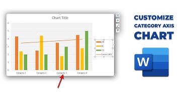 How to customize Horizontal Category Axis of chart in word